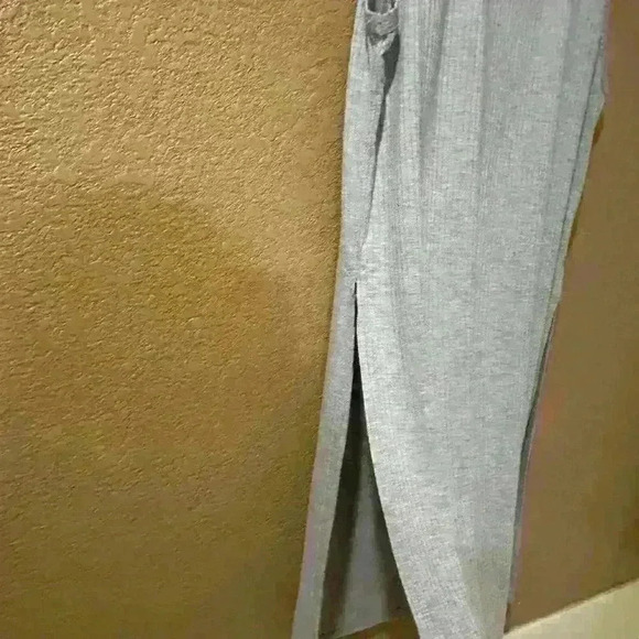 Betsey Johnson performance tunic top ribbed gray size small active workout - Picture 3 of 8